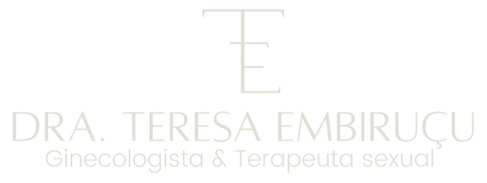 Logo Dra. Teresa Embiruçu
